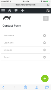 Ninja Forms 3x on mobile